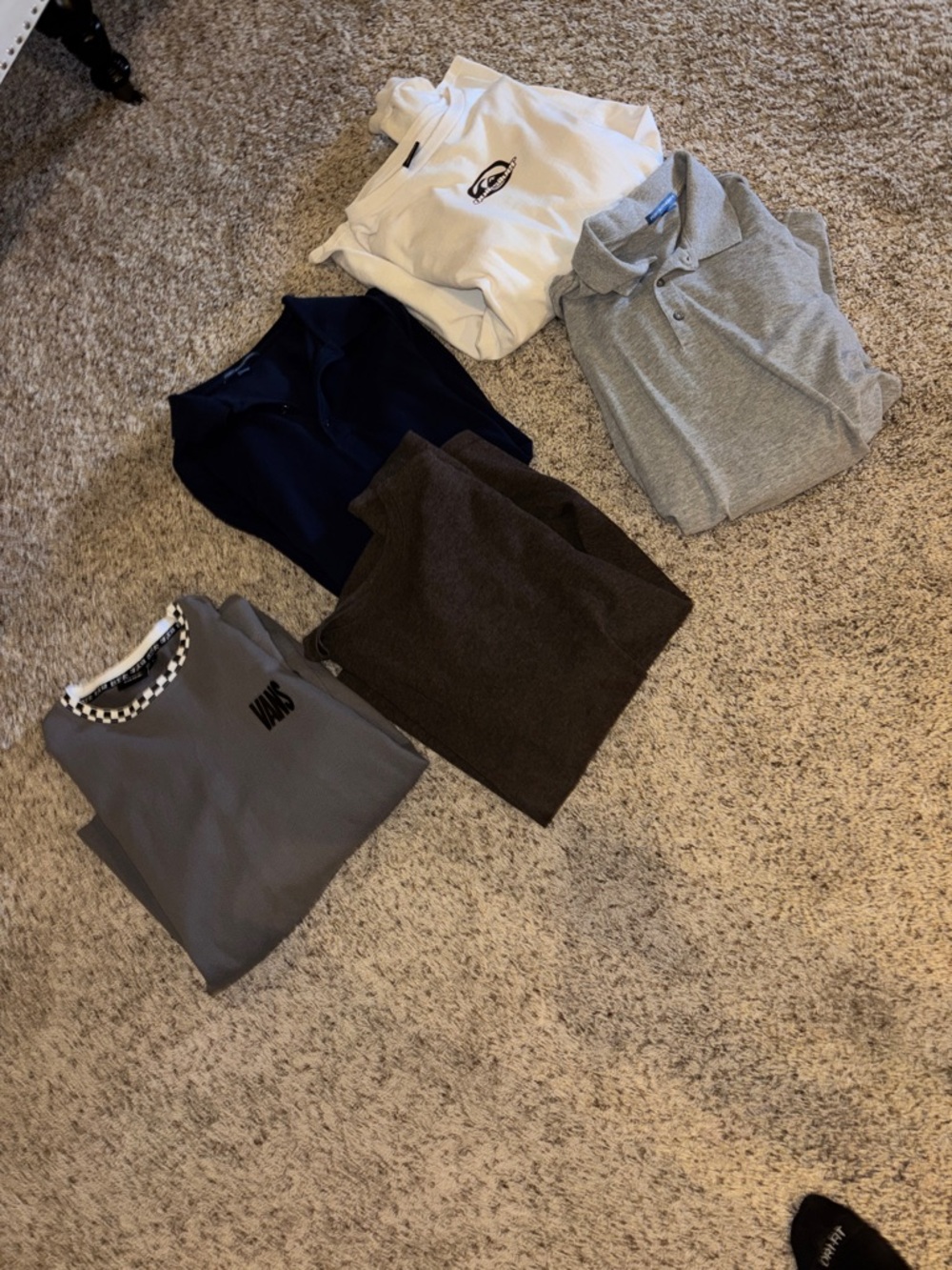 Banana Republic Mixed Men's Tops - White, Gray, Navy, Brown